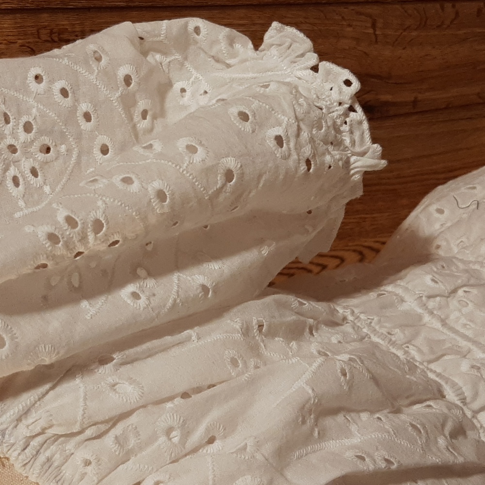 🥀NWT 143 Story by Line Up White Eyelet Dress (L)🥀 - Picture 3 of 10